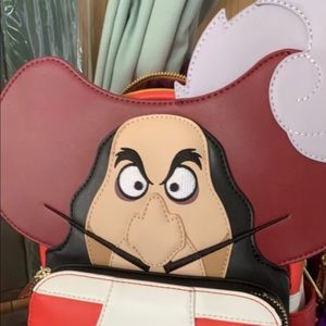 Disney loungefly Captain Hook mini backpack